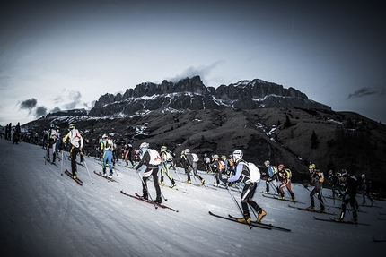 Sellaronda Skimarathon 2017, Dolomites - During the 22nd Sellaronda Skimarathon 2017, the famous ski mountaineering competition in the Dolomites