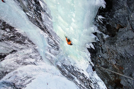 Arrampicata su ghiaccio: free-solo su Supervisor e prima integrale di Gamsstubenfall per Rudolf Hauser