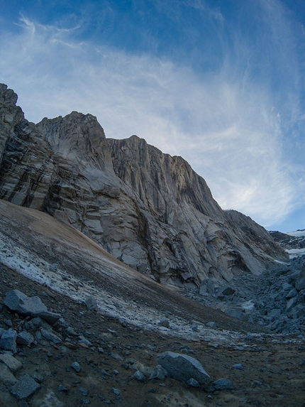 Cerro Mariposa, l'avventura patagonica di Luca Schiera e Paolo Marazzi - La parete del cerro Mariposa