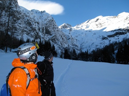 Freeride in Val d'Otro, Alagna Valsesia