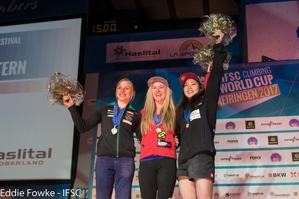 Coppa del Mondo Boulder 2017, Meiringen - Durante la prima tappa della Coppa del Mondo Boulder 2017 a Meiringen