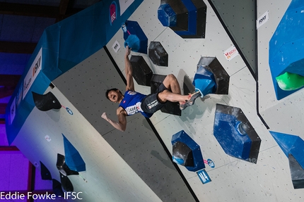 Coppa del Mondo Boulder 2017, Meiringen - Durante la prima tappa della Coppa del Mondo Boulder 2017 a Meiringen