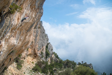 Cengia Giradili, Punta Giradili, Sardinia - Cengia Giradili: Marco Zanone su 'Botanika' 8b