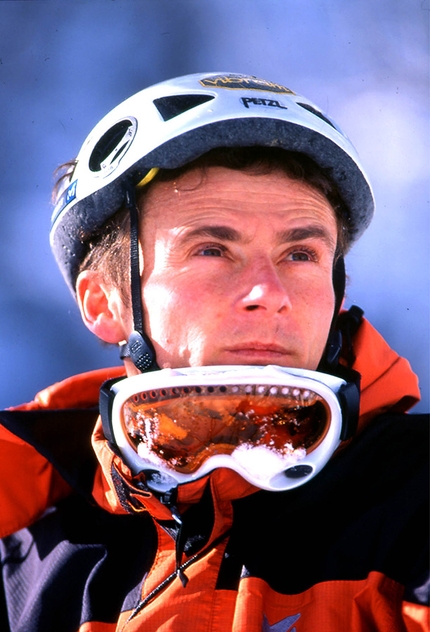 Jean-Christophe Lafaille, Drus, Mont Blanc - French alpinist Jean-Christophe Lafaille