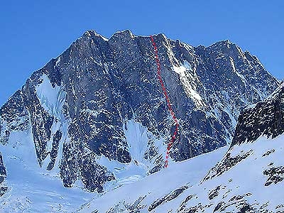 No Siesta Grandes Jorasses parete Nord per Robert Jasper e Markus Stofer