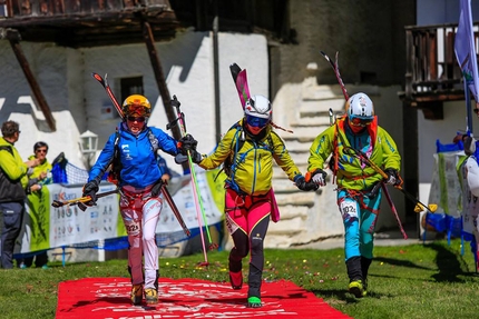 Trofeo Mezzalama 2017 - Trofeo Mezzalama 2017: 2° Katia Tomatis (IT), Alba De Silvestro (IT), Axelle Mollaret (FR)