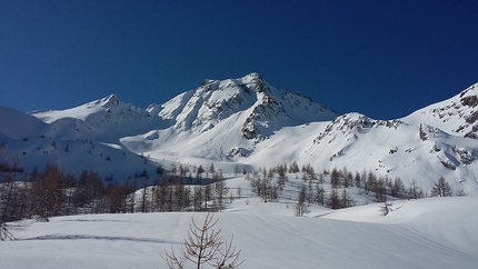 Corso aspiranti guida alpina 2017 - 2018 - Durante il modulo di scialpinismo del Corso aspiranti guida alpina 2017 - 2018, nelle nelle Alpi Marittime