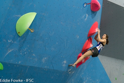 Bouldering World Cup 2017 - During the second stage of the Bouldering World Cup 2017 at Chongqing in China