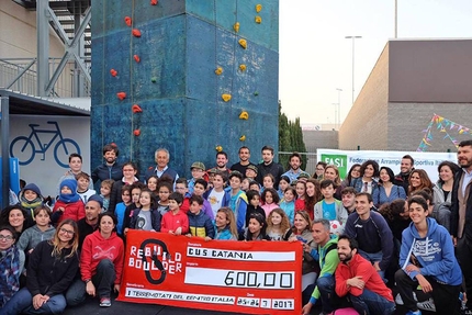 Rebuild Boulder - La palestra d'arrampicata CUS Catania.