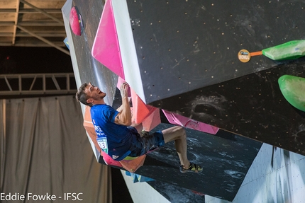 Coppa del Mondo Boulder 2017, Nanjing - Durante la terza tappa della Coppa del Mondo Boulder 2017 a Nanjing in Cina