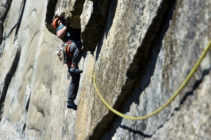El Capitan, Yosemite, Muir Wall, Silvan Schüpbach, Dimitri Vogt -  Silvan Schüpbach and Dimitri Vogt repeating the Muir Wall, El Capitan, Yosemite