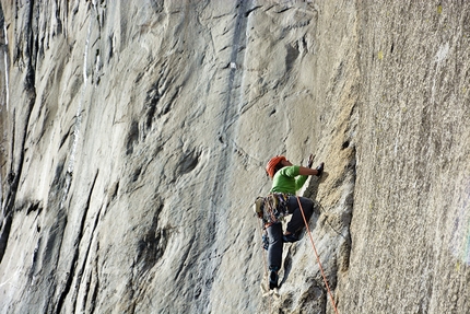 El Capitan, Yosemite, Muir Wall, Silvan Schüpbach, Dimitri Vogt -  Silvan Schüpbach and Dimitri Vogt repeating the Muir Wall, El Capitan, Yosemite