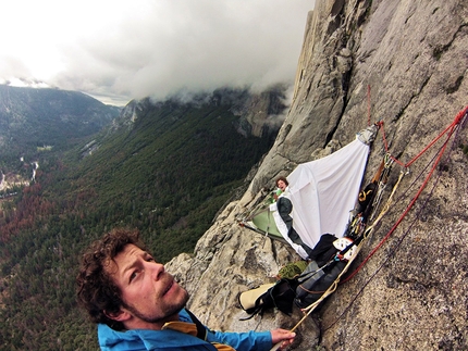 El Capitan, Yosemite, Muir Wall, Silvan Schüpbach, Dimitri Vogt -  Silvan Schüpbach and Dimitri Vogt repeating the Muir Wall, El Capitan, Yosemite