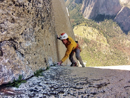 El Capitan, Yosemite, Muir Wall, Silvan Schüpbach, Dimitri Vogt -  Silvan Schüpbach e Dimitri Vogt sulla Muir Wall, El Capitan, Yosemite