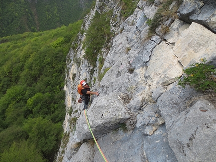 A… spIttando il Giro, al Monte Pubel in Valsugana una nuova via d’arrampicata