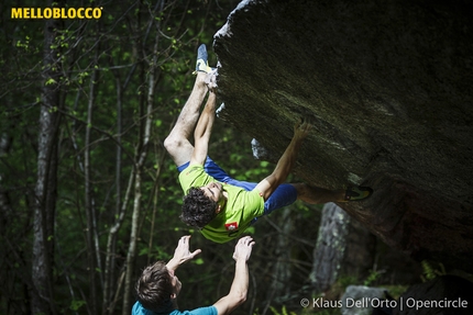 Melloblocco 2017, Val Masino, Val di Mello - Melloblocco 2017: Alban Levier