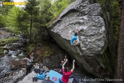 Melloblocco 2017, Val Masino, Val di Mello - Melloblocco 2017: Gianluca Bosetti