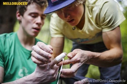 Melloblocco 2017, Val Masino, Val di Mello - Melloblocco 2017: Giuliano Cameroni & Alexander Megos