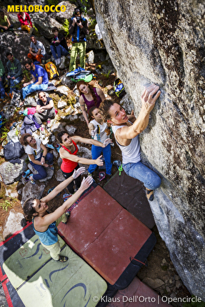 Melloblocco 2017, Val Masino, Val di Mello - Melloblocco 2017: Giulia Pironi