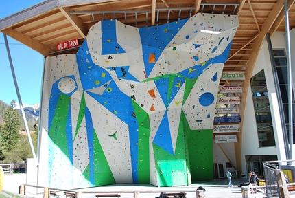 Campitello di Fassa, IFSC Climbing European Championships - The ADEL climbing wall at Campitello di Fassa, Italy that from 29 June to 1 July will host the IFSC Climbing European Championships