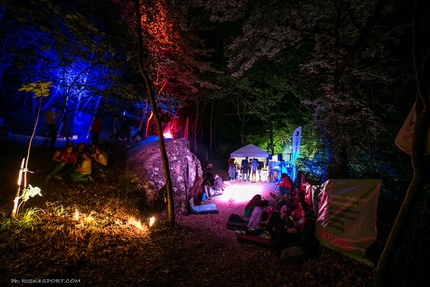 Poggio Umbricchio, boulder, Abruzzo - Poggio Umbricchio in Abruzzo - durante il Caduta Massi Boulder Party 2016