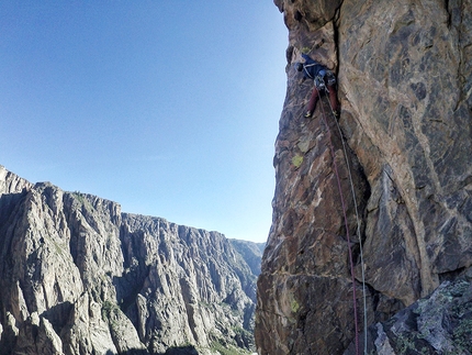 Hansjörg Auer e Much Mayr aprono nuova via nel Black Canyon, Colorado