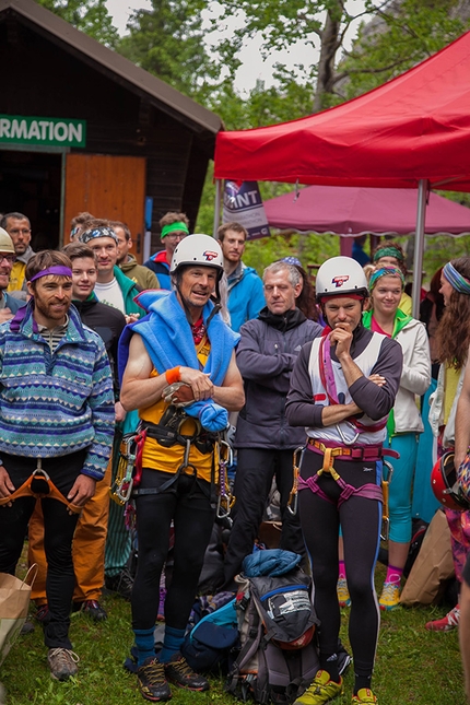 King of Kanzi, Climbing Festival, Austria - Sean Villanueva and Steve House at the King of Kanzi Climbing Festival 2016 at Kanzianiberg in Austria