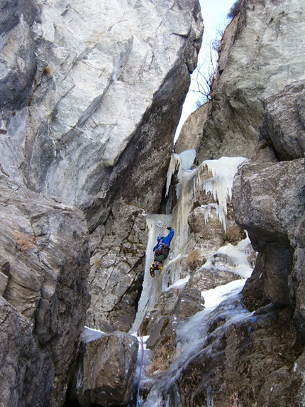 New icefalls in Italy