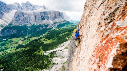 Christoph Hainz - Christoph Hainz in arrampicata in Dolomiti