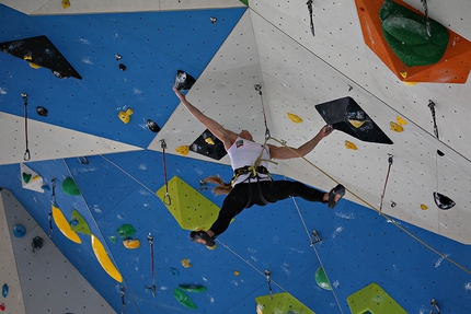 Campitello di Fassa, European Sport Climbing Championships 2017 - Silvia Cassol training at Campitello di Fassa