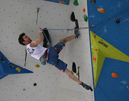 Campitello di Fassa, European Sport Climbing Championships 2017 - Stefano Ghisolfi training at Campitello di Fassa