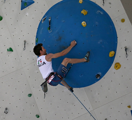 Campitello di Fassa, European Sport Climbing Championships 2017 - Stefano Ghisolfi training at Campitello di Fassa