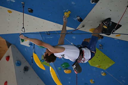 Campitello di Fassa, Campionato Europeo di Arrampicata Sportiva 2017 - Alberto Gotta in allenamento a Campitello di Fassa