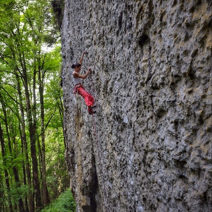 Nessuno è perfetto di Laurence Guyon - Mordillo, 8a+ a Voralpsee