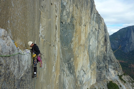 Adrift, El Capitan, Yosemite, Peter Zabrok, Sean Warren - Peter Zabrok e Sean Warren durante la prima ripetizione di Adrift, El Capitan, Yosemite (05-06/2017)