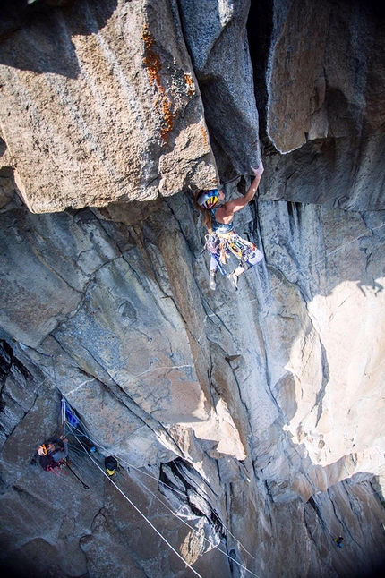 Yosemite Misty Wall first free ascent by Sasha DiGiulian and Jon Cardwell
