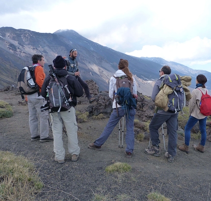 Etna, Sicilia, Vulcani da vivere, Massimo Flaccavento - Monte Etna versante sud est. Al cospetto della Valle del Bove