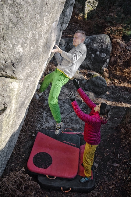 C'était demain, the first 8A boulder problem in Fontainebleau