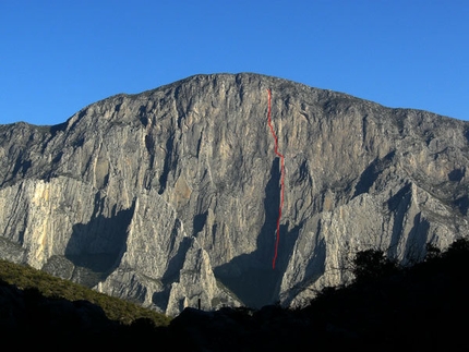 Fiducia al sentiero, new route for Baù and Della Bordella in Mexico