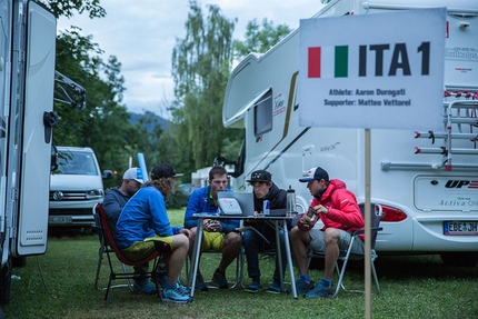 Red Bull X-Alps 2017 - Aaron Durogati, final preparations with his team prior to the Red Bull X-Alps 2017