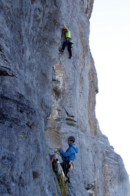 Gross Wellhorn, nuove vie d’arrampicata di Silvan Schüpbach nell'Oberland Bernese