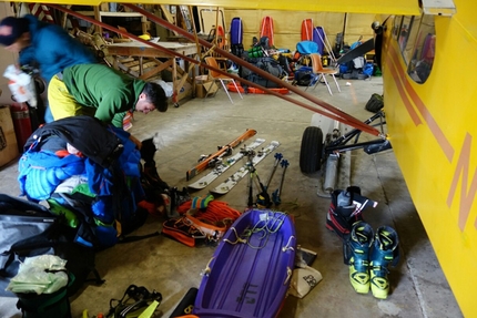 Denali, Alaska, Slovak Direct, McKinley, David Bacci, Luca Moroni - David Bacci and Luca Moroni climbing the Slovak Direct on Denali in Alaska, June 2017