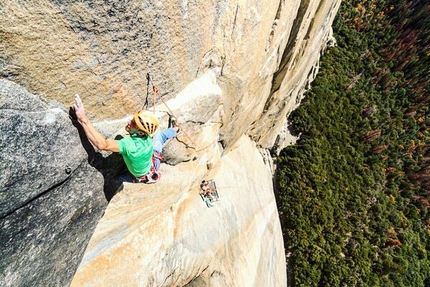 Dihedral Wall, El Capitan, Yosemite, Katharina Saurwein, Jorg Verhoeven - Jorg Verhoeven ripete la Dihedral Wall, El Capitan, Yosemite, novembre 2016