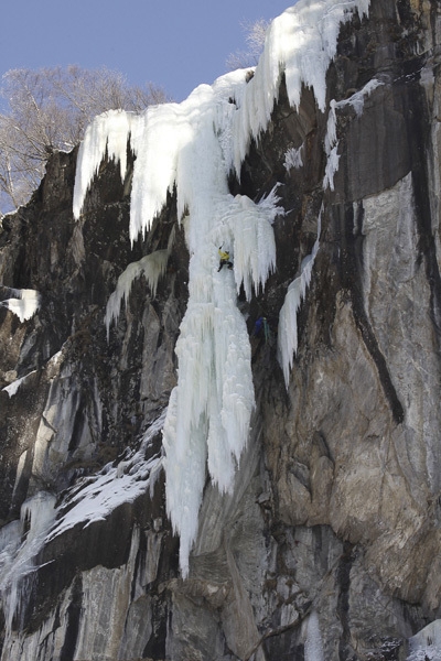 Gorillas im Nebel, new mixed route in the Zillertal, Austria