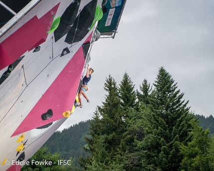 Coppa del Mondo Lead 2017, Villars - Durante la prima tappa della Coppa del Mondo Lead 2017 a Villars in Svizzera