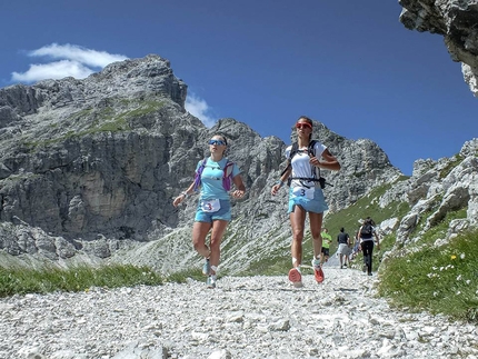 Transcivetta Karpos, Civetta, Dolomiti - Durante il Transcivetta Karpos