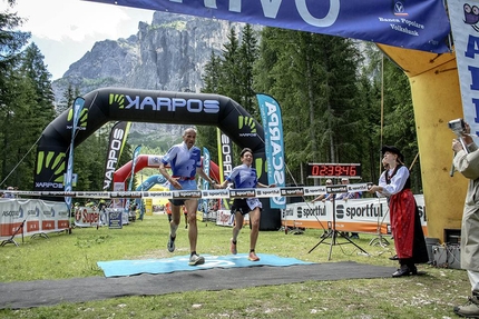 Transcivetta Karpos, Civetta, Dolomiti - Durante il Transcivetta Karpos