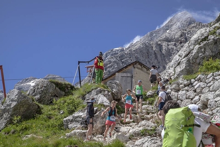 Transcivetta Karpos, Civetta, Dolomiti - Durante il Transcivetta Karpos