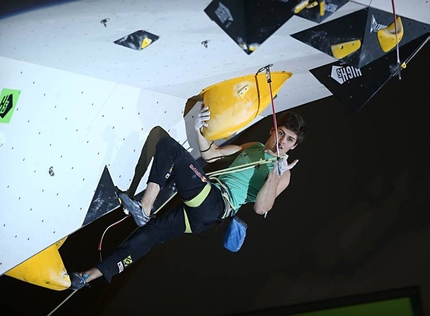 Campionati europei arrampicata lead Campitello di Fassa - Domen Skofic durante il Campionato Europeo Lead a Campitello di Fassa