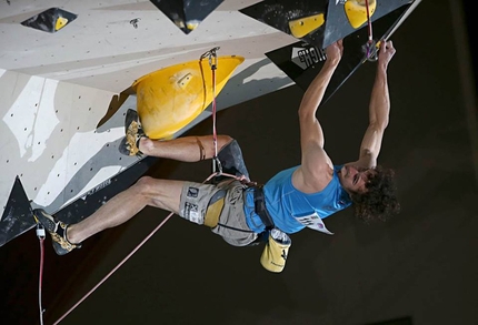 Campionati europei arrampicata lead Campitello di Fassa - Adam Ondra durante il Campionato Europeo Lead a Campitello di Fassa